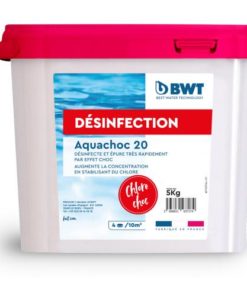 Chlore choc pastilles 20gr AQUACHOC 20 - 5kg