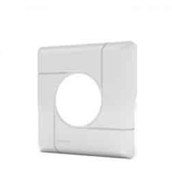 Enjoliveur blanc carré pour projecteur tubulaire