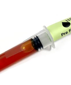 Seringue colorant jaune fluo / détection de fuites